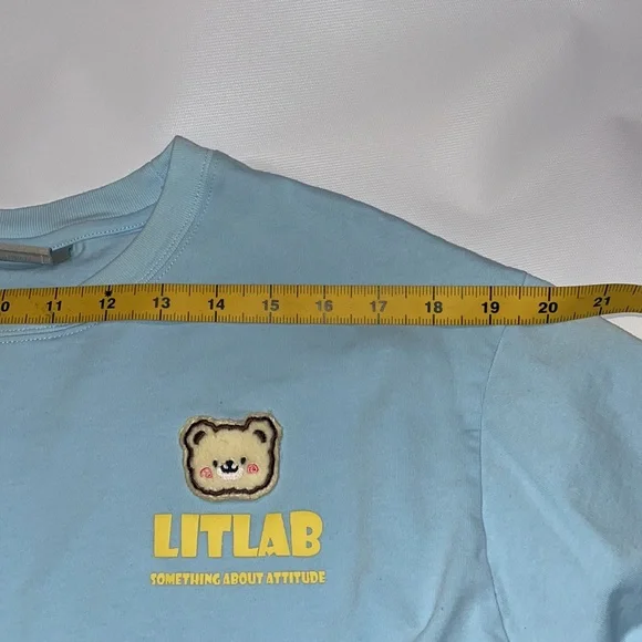 LITLAB something about attitude T-SHIRT M - Picture 12 of 17